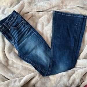 BKE Dark Blue Straight Leg Jeans